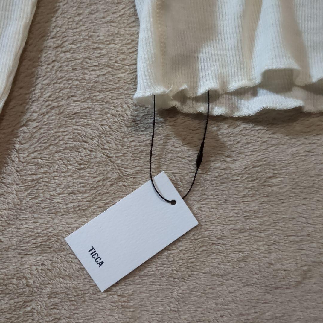 TICCA ウール シルク クルーネック プルオーバー