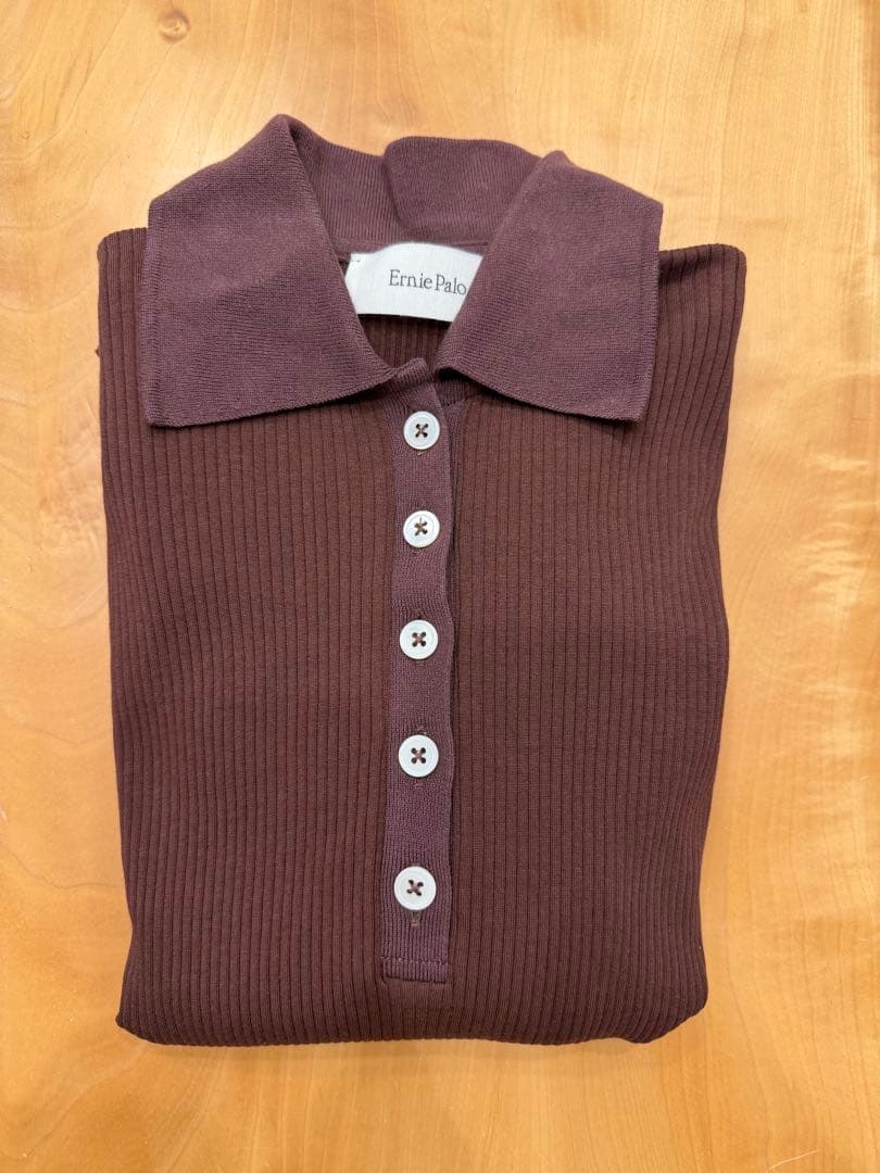 トップス Ernie Palo Rib Tight Polo T-shirt