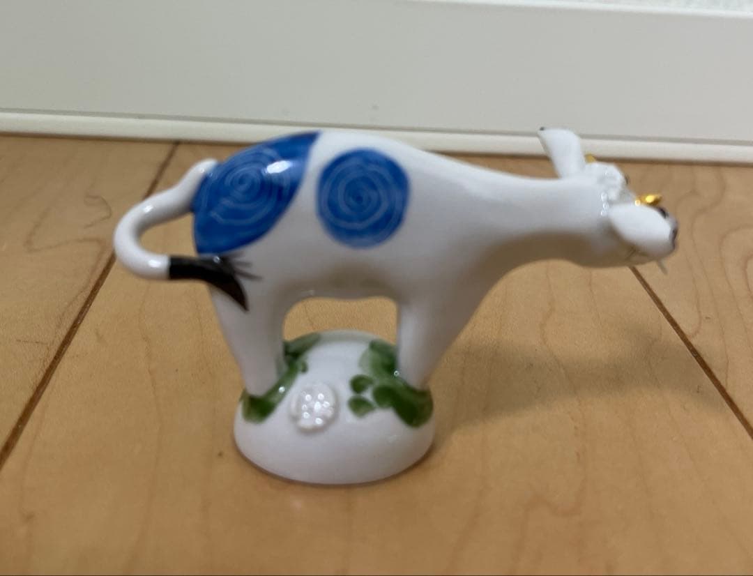 Meissen マイセン 干支シリーズ 丑　うしどし　さるどし　フィギュリン