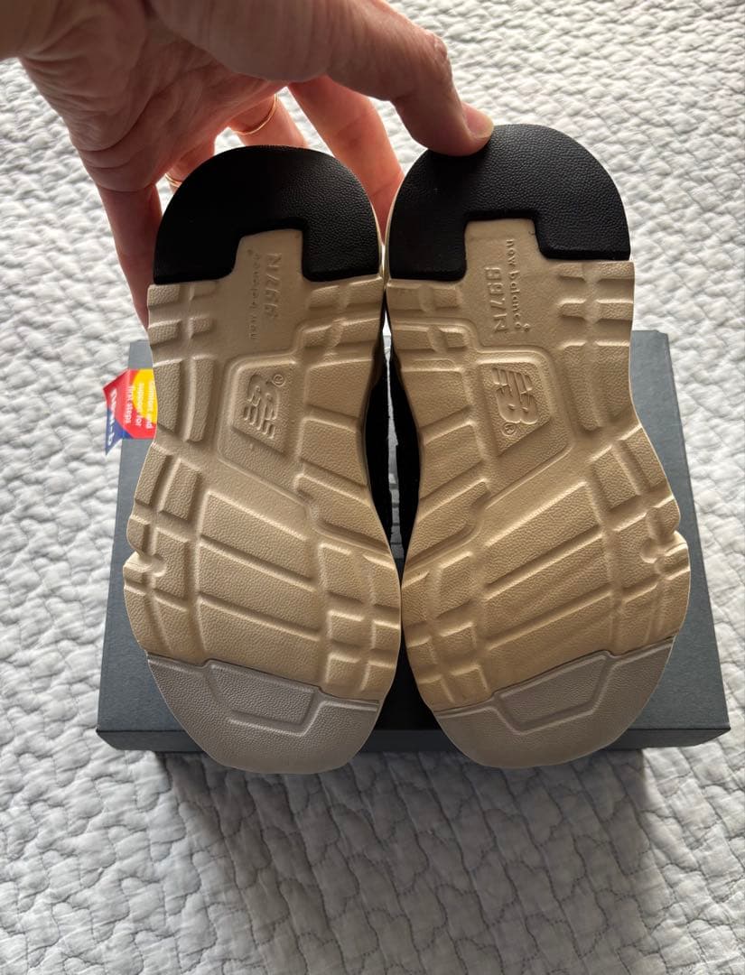 【12】NewBalance NW997RHC ブラック 16.5cm