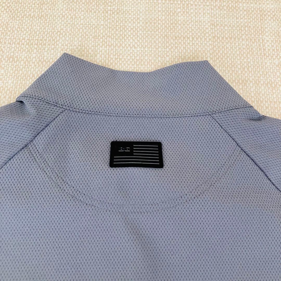 【新品タグ付】BRIEFING LOGO RIB LS HALFZIP L