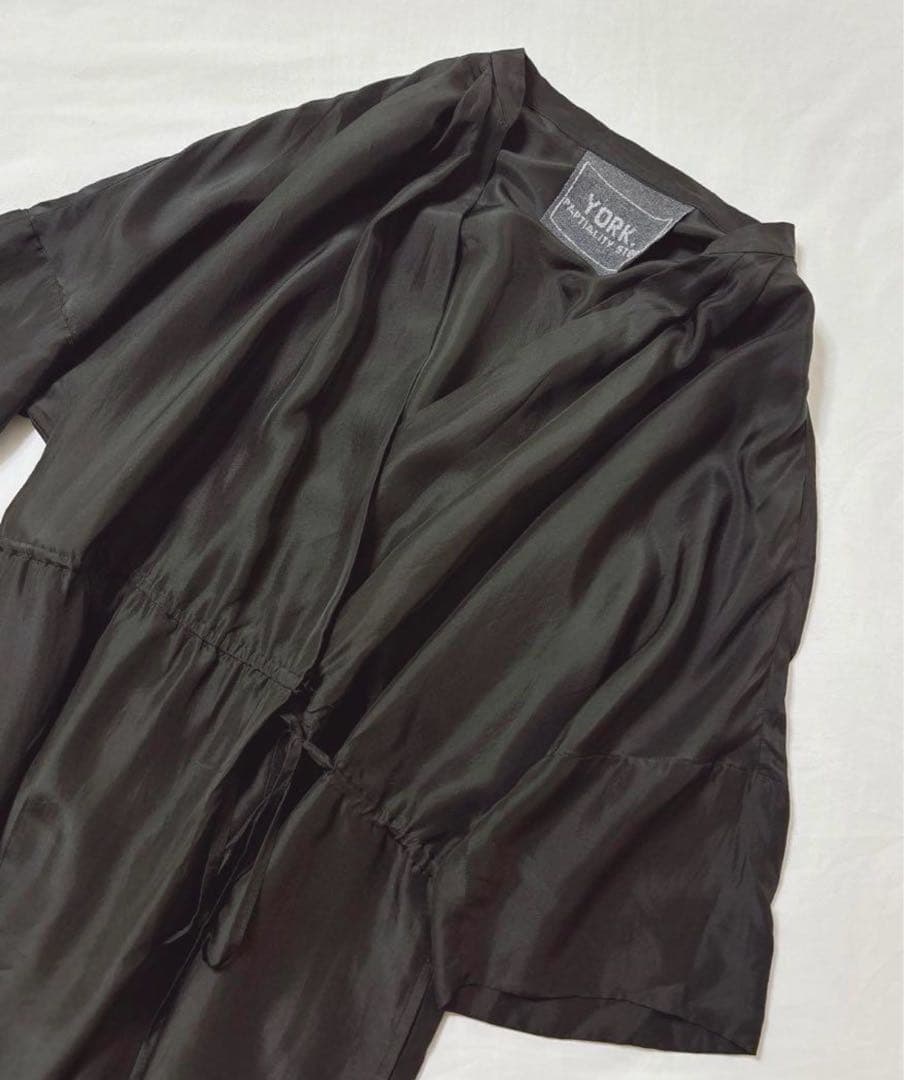 名品　完売【YORK.】定価6.5万円 羽二重 絹 Habutaeオールインワン