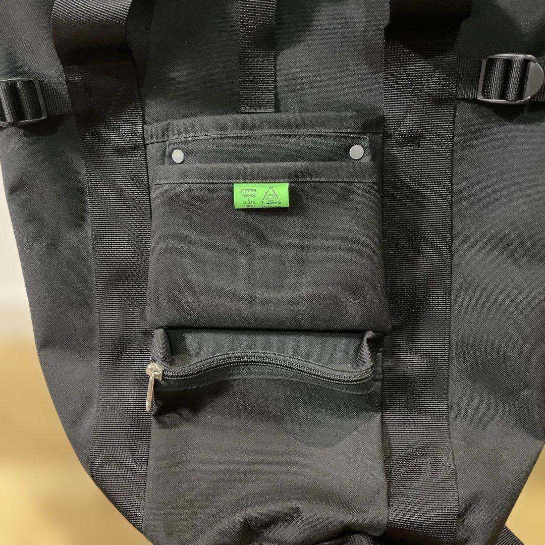PORTERユニオン　2wayリュック　ブラック