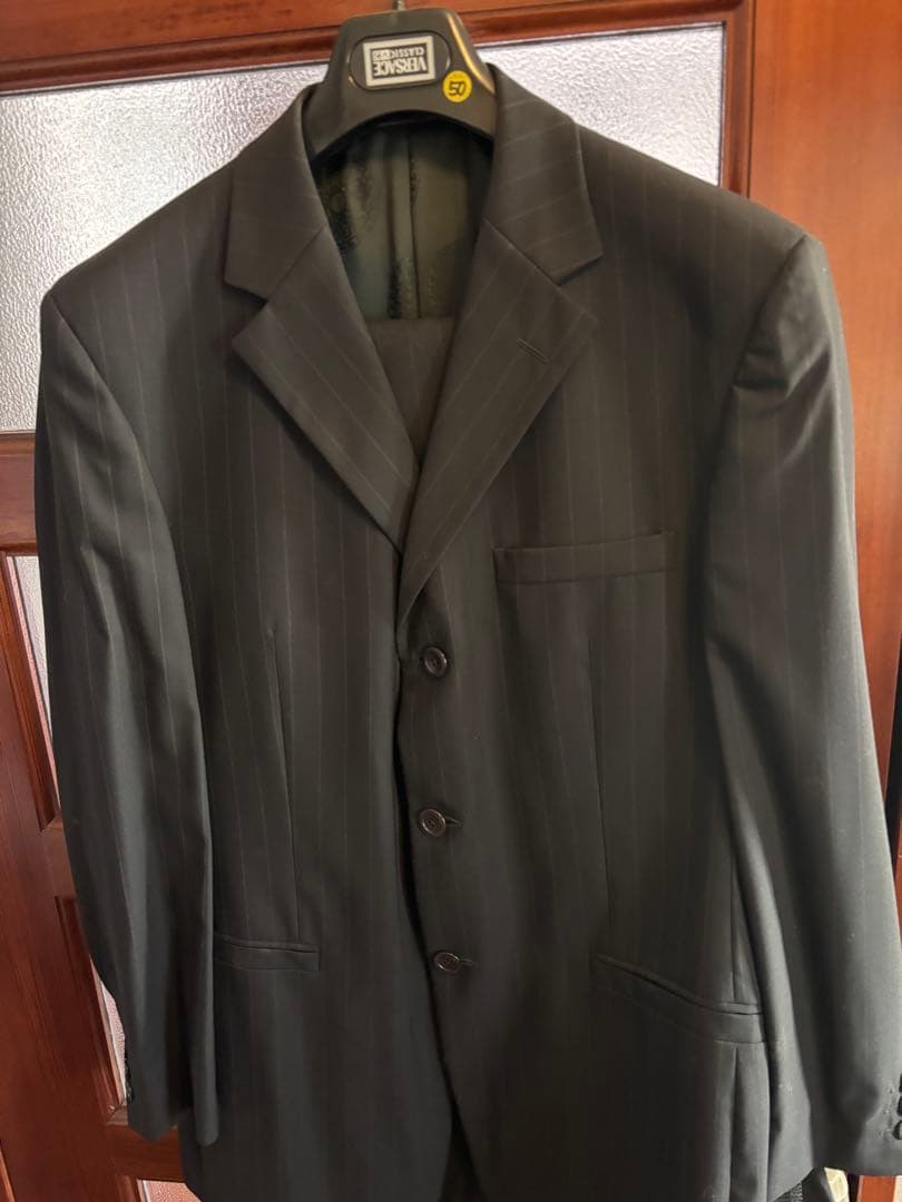 VERSACE CLASSIC V2 スーツジャケット ダークグレー