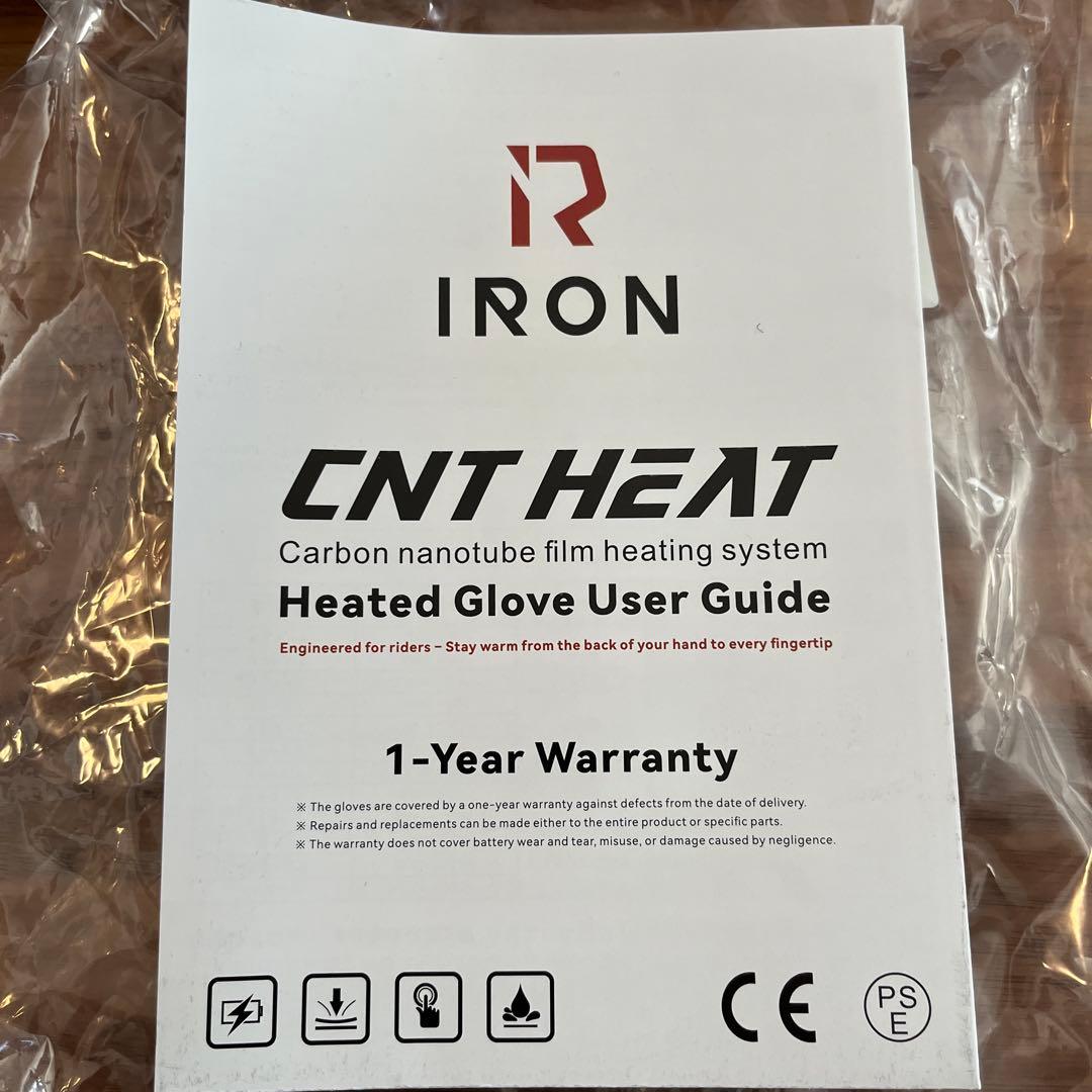 RIDEIRON 電熱グローブ Mサイズ