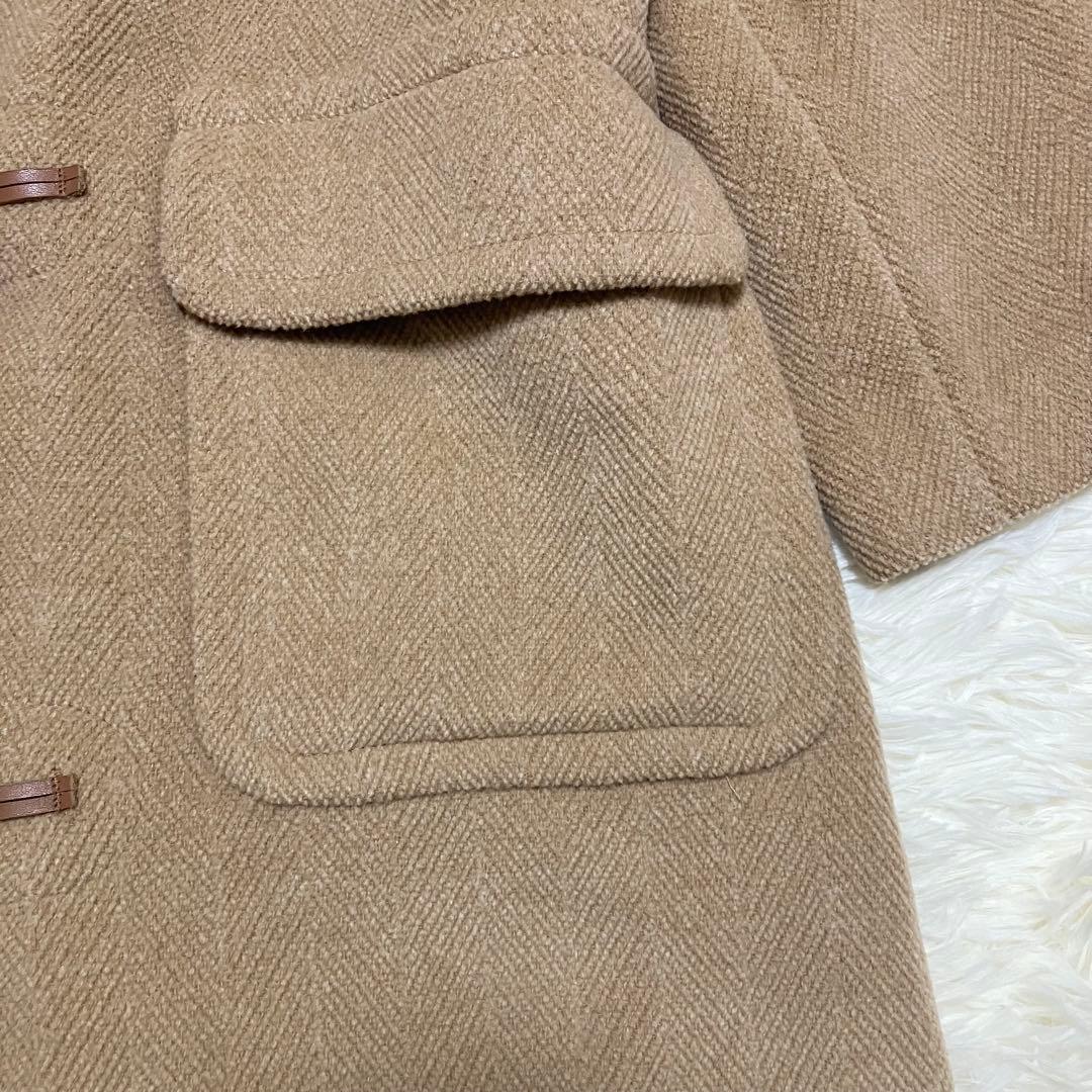 モンゴメリー ダッフルコート アウター ヘリンボーン キャメル 36