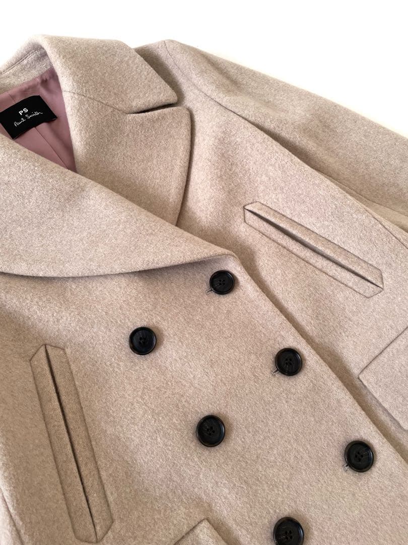 美品 ポールスミス 定価8万 Aライン ダブルコート