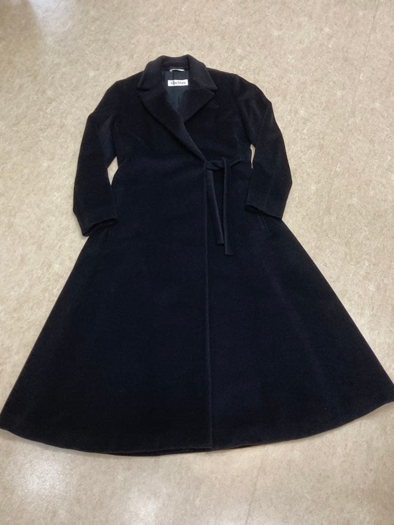 Max Mara ブラック ロングコート サイズ40