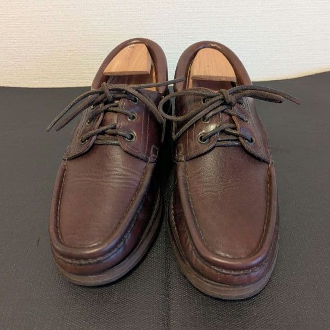 希少 Paraboot デッキシューズ デカタグ 5.5 ブラウン