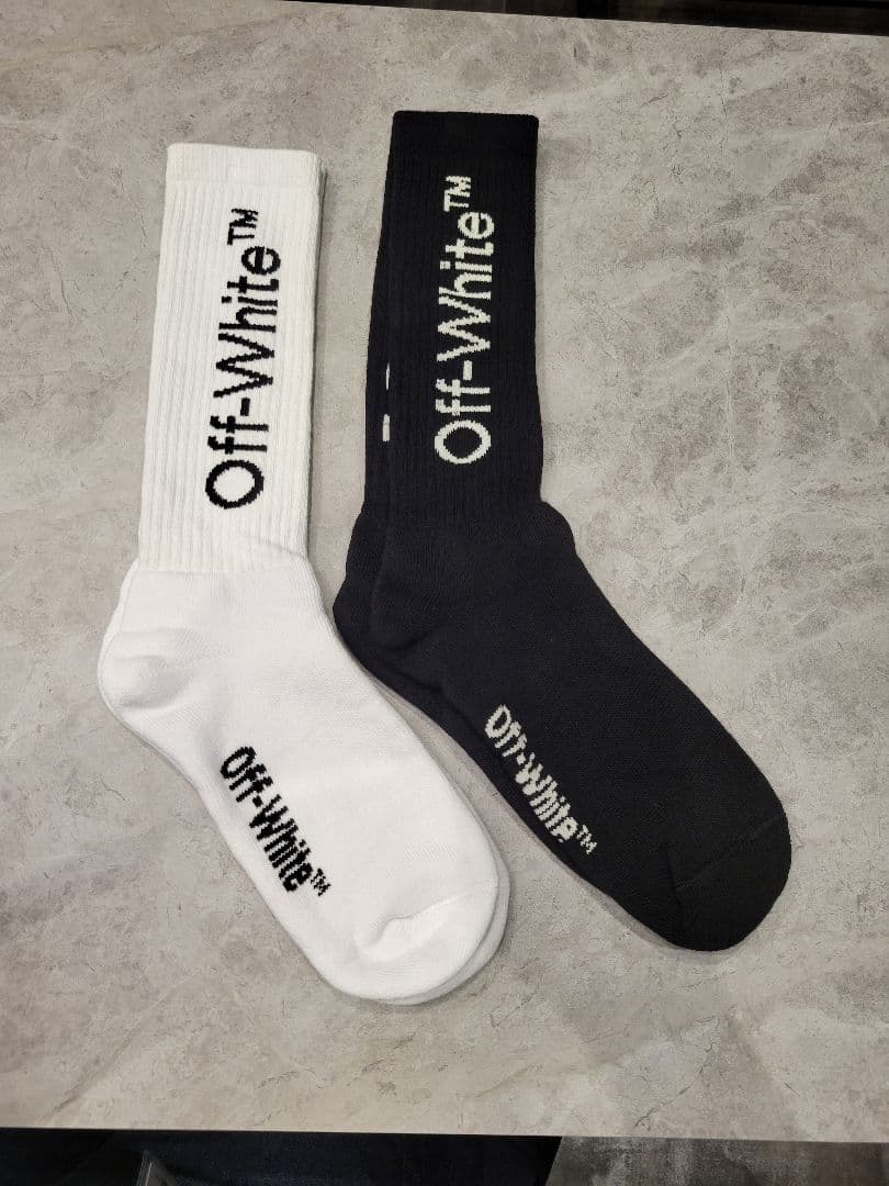 Off-White ロゴ ソックス 2足セット