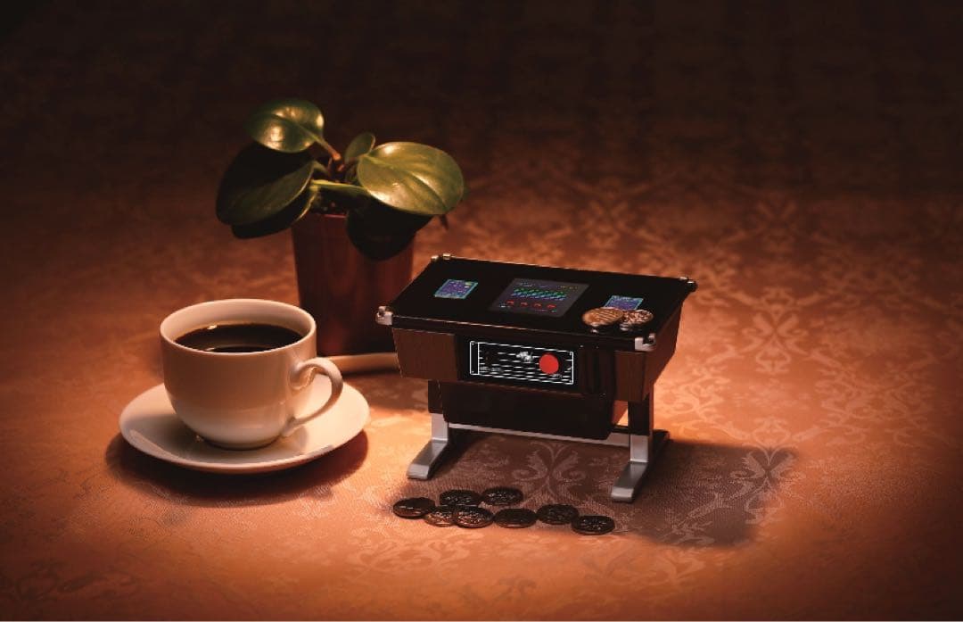 遊べる貯金箱 スペースインベーダー テーブル筐体型