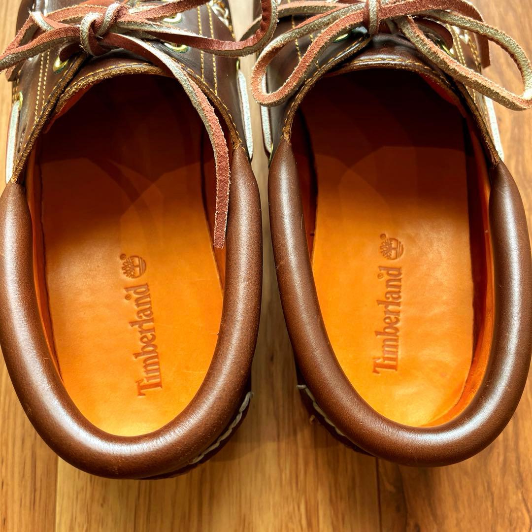 【極美品】TIMBERLAND 3EYE CLASSIC LUG モカシン