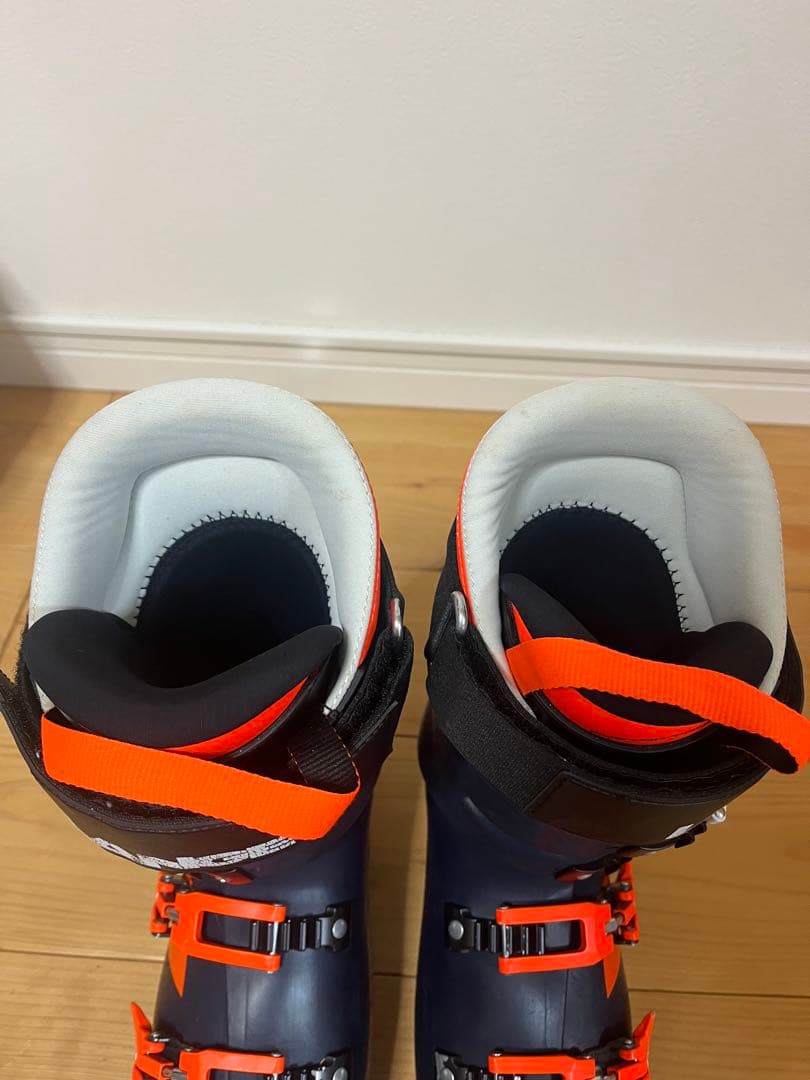 LANGE RX スキーブーツ ネイビー/オレンジ