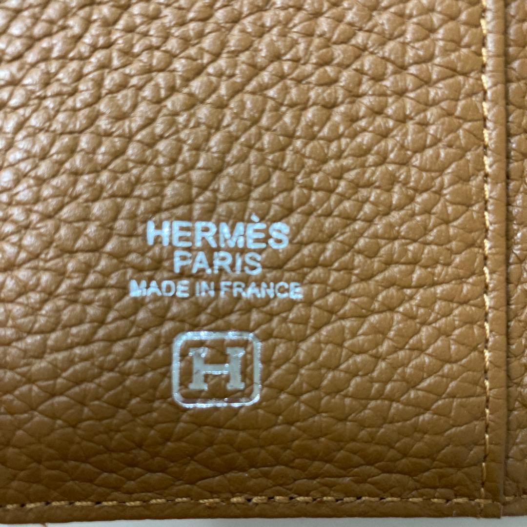 HERMÈS 手帳型ケース ブラウン