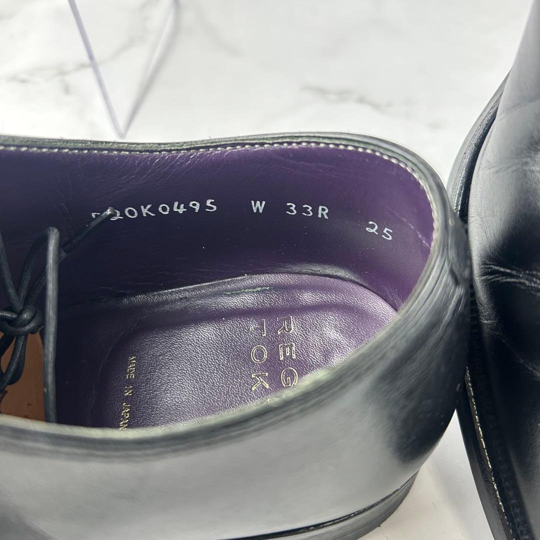 ✨最高峰✨ REGAL TOKYO Uチップ ブラック W33R 25