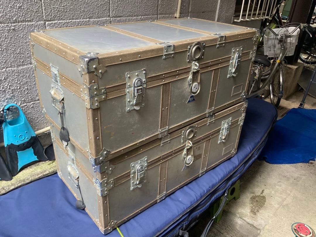 最終値下げ‼️60'70's KOWA コーワ　アルミトランクケース２個あり!