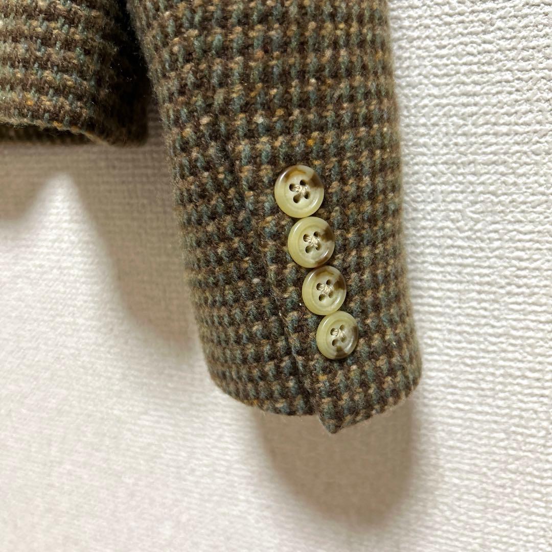 ラルフローレン カシミヤ混 ツイード テーラードジャケット