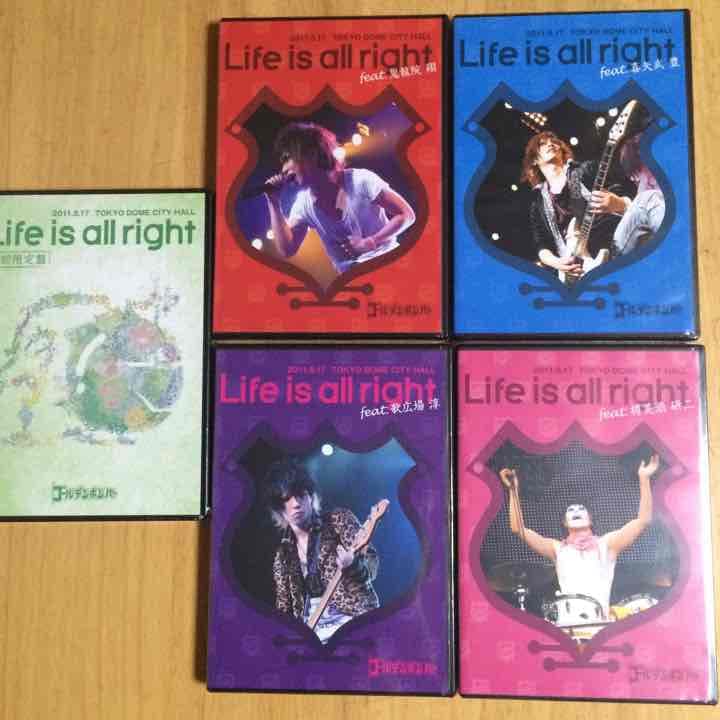 ゴールデンボンバー ライブDVD5枚セット