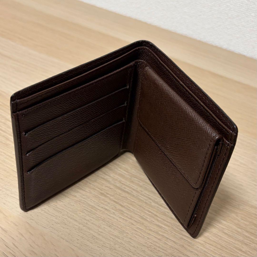 値下不可【極美品】ルイ・ヴィトン ダミエ 二つ折り財布