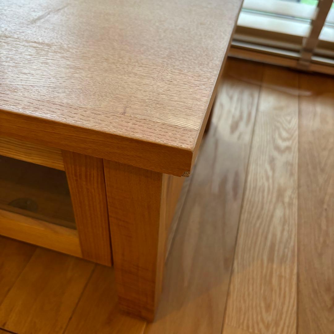 無印良品　テレビボード　タモ(アッシュ)突板