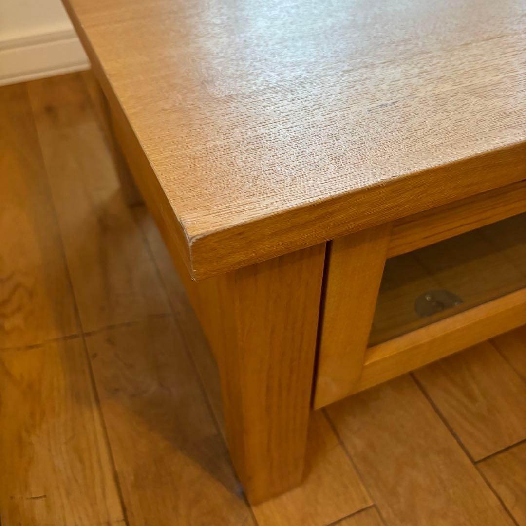 無印良品　テレビボード　タモ(アッシュ)突板