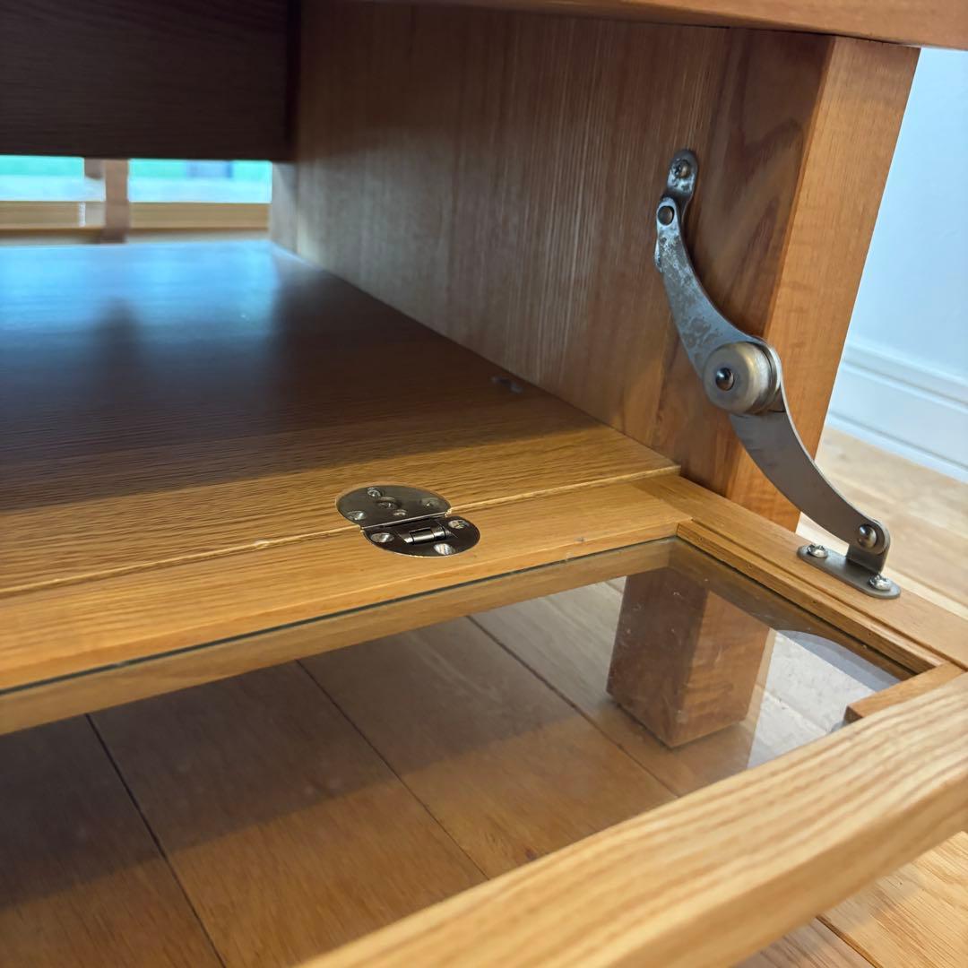 無印良品　テレビボード　タモ(アッシュ)突板