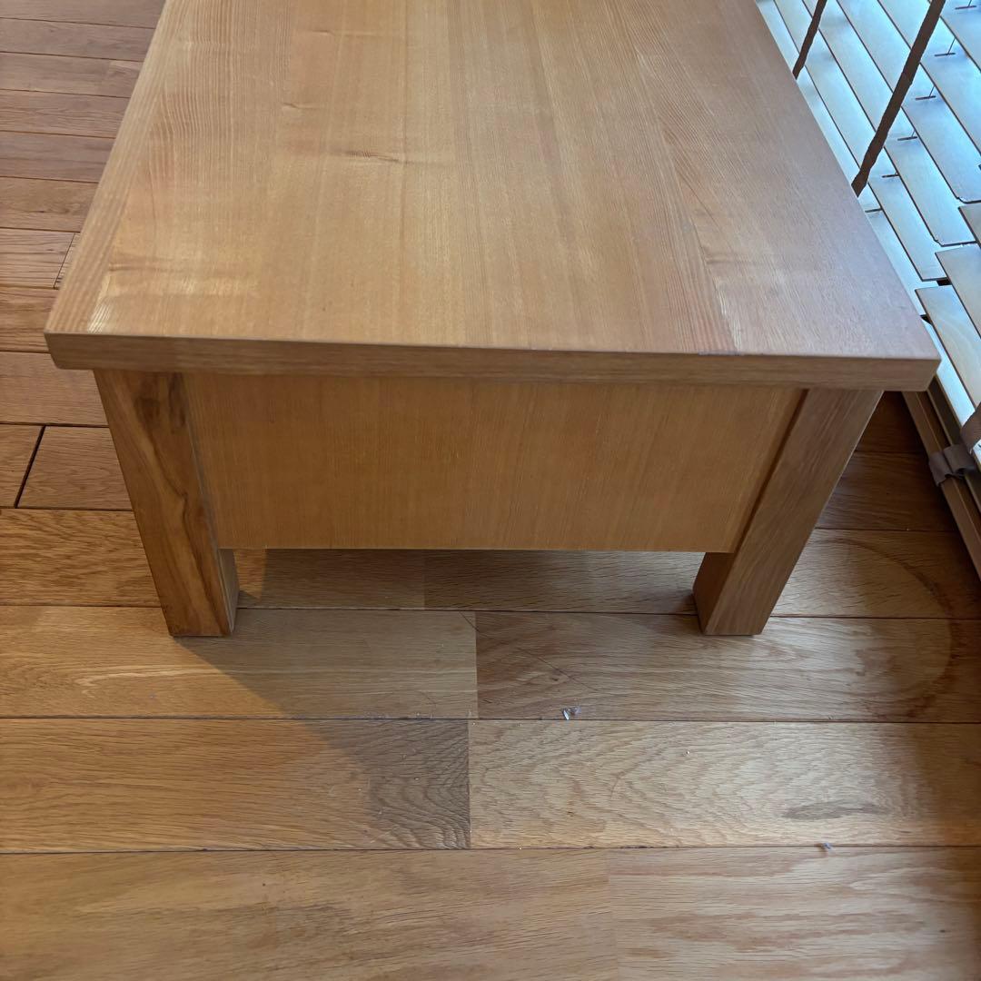 無印良品　テレビボード　タモ(アッシュ)突板