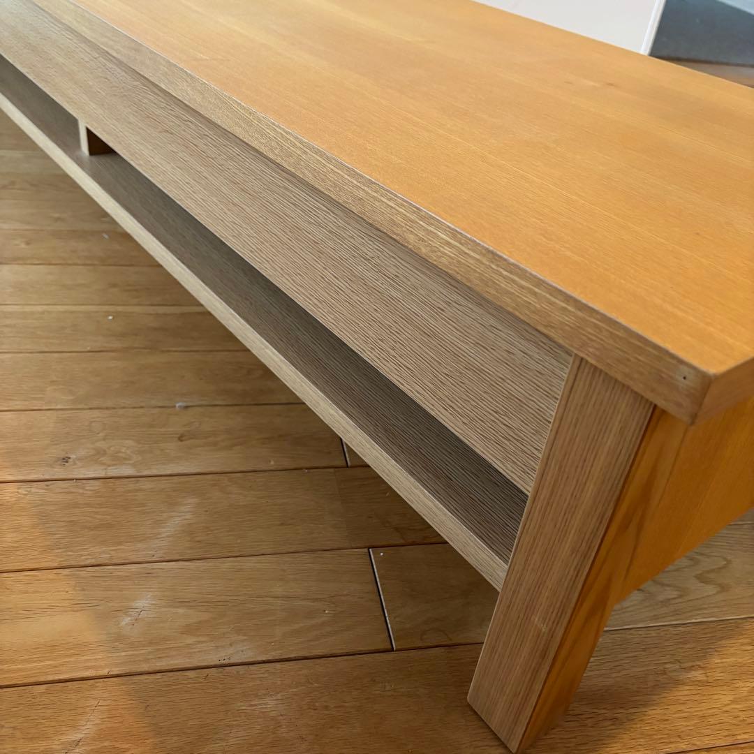 無印良品　テレビボード　タモ(アッシュ)突板