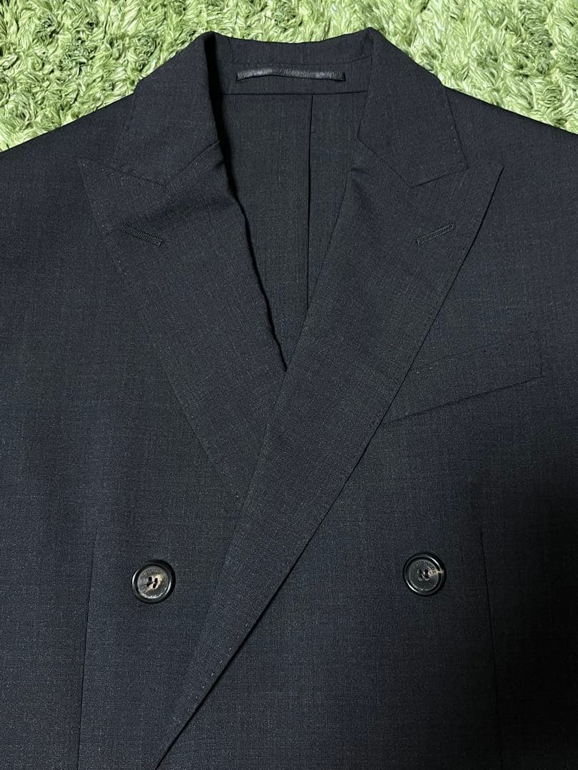 ディースクエアード チャコールグレーダブルブレスト スーツ