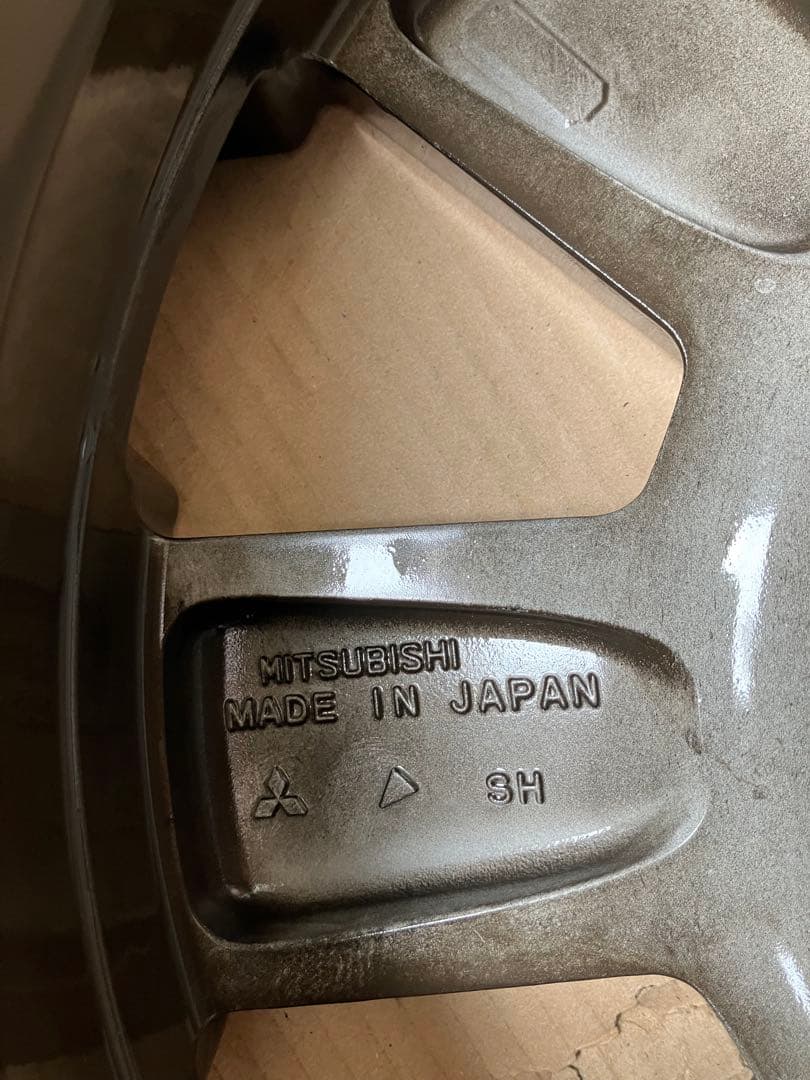 引取限定　デリカD5 純正ホイール　18インチ　ENKEI製　2本分　①