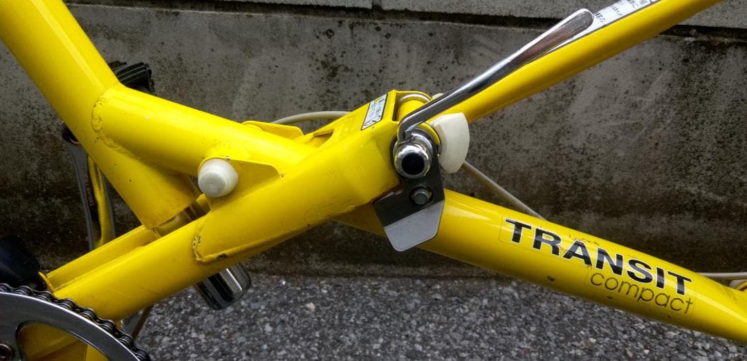 折りたたみ自転車 イエロー 小径