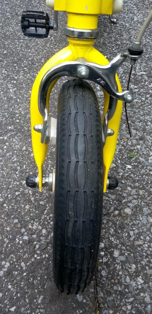 折りたたみ自転車 イエロー 小径