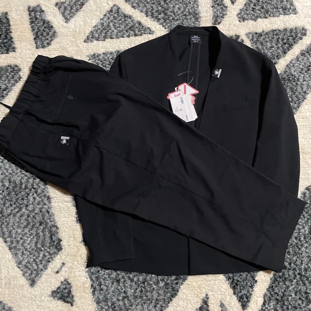 GU×MIHARA YASUHIRO ノーカラージャケット＆テーパードトラウザー