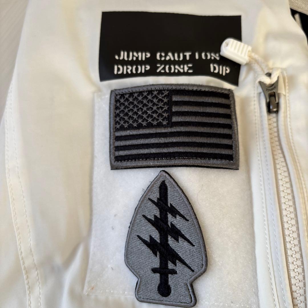 AVIREX HALOフライトジャケット ホワイト XL