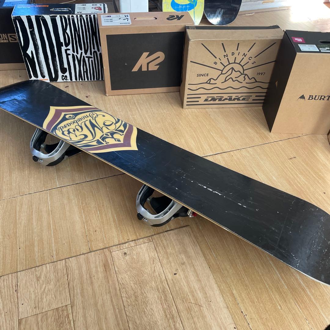 MOSS×KISSMARK　良質国産　モス　スノーボードセット　バイン付