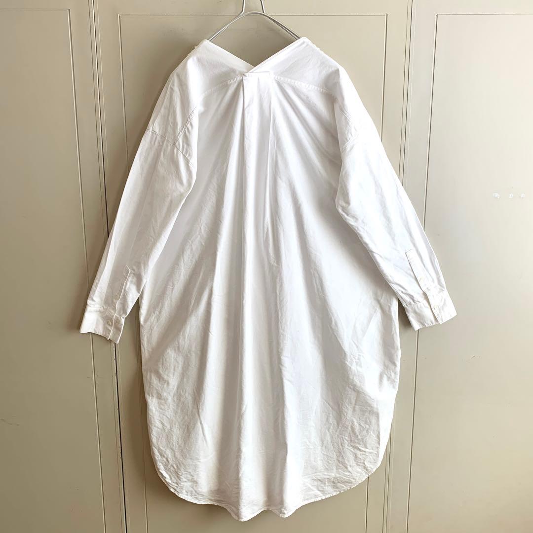 macco様 SEA シー セーラーデザイン Vネック シャツワンピース