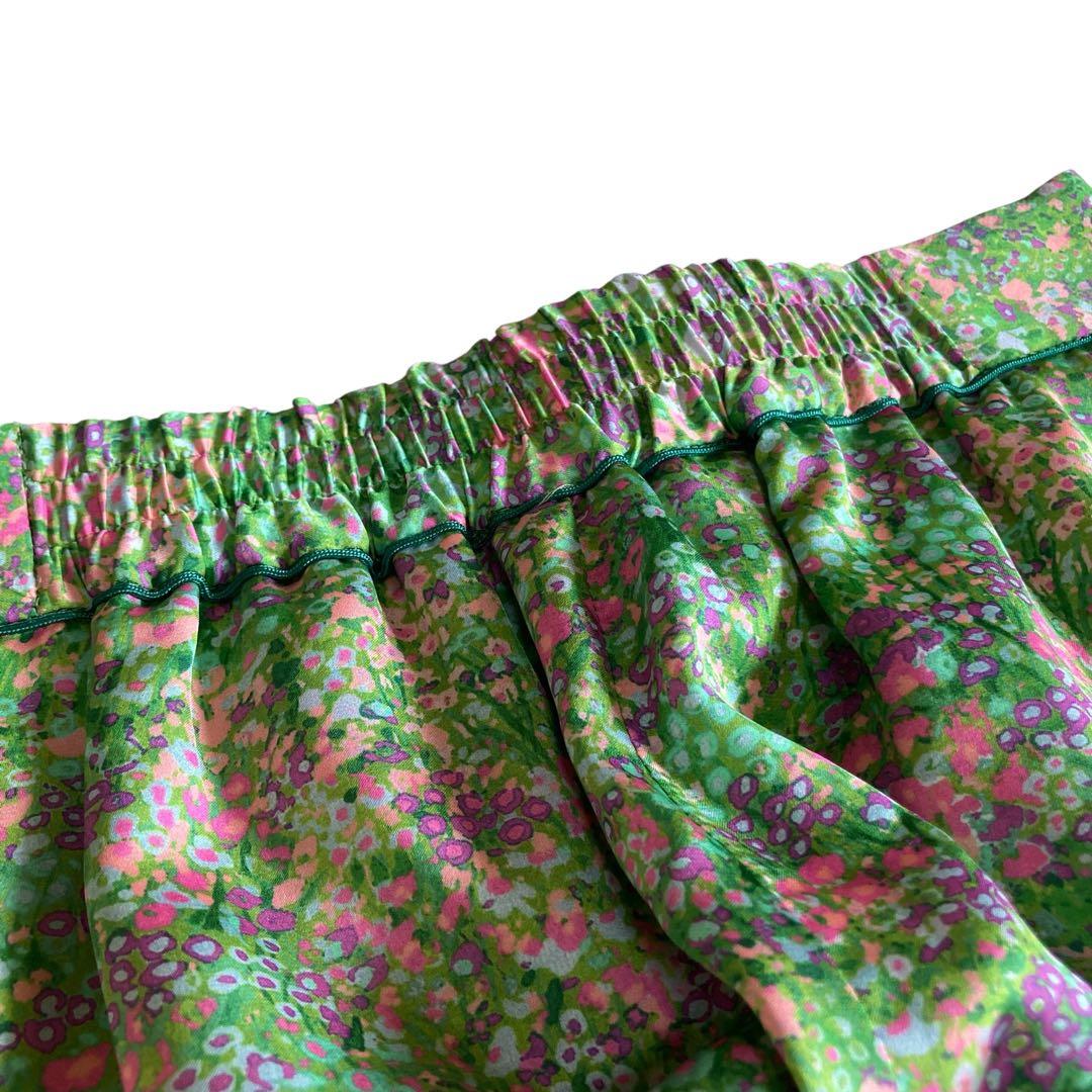 2024/イエナ/IENA/フラワープリントパンツ/ワイド/花柄/カジュアル