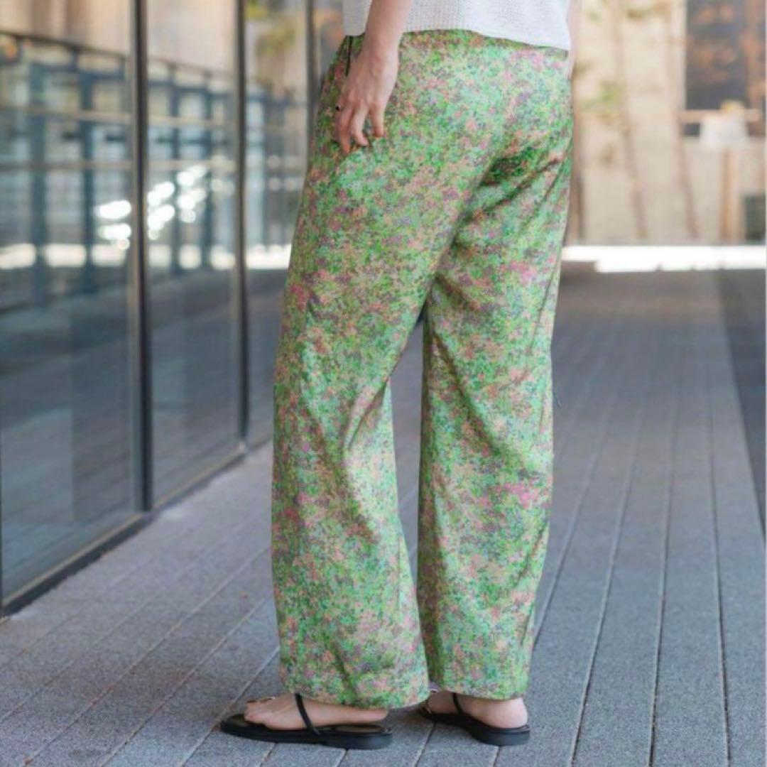 2024/イエナ/IENA/フラワープリントパンツ/ワイド/花柄/カジュアル