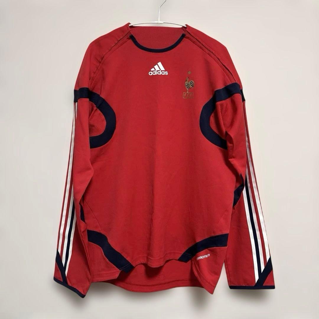 adidas フランス代表 2006 長袖 プラクティスシャツ/ドリルトップ M