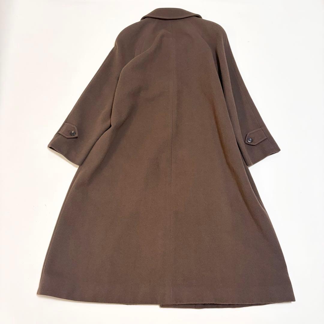 Burberry バーバリー　アンゴラ ロングコート　ヘリンボーン　M