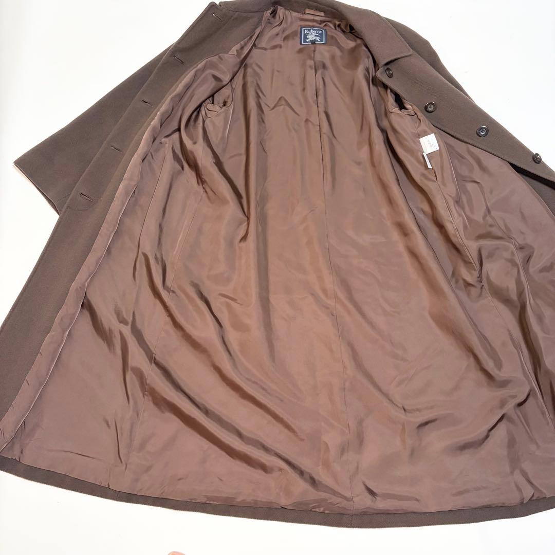 Burberry バーバリー　アンゴラ ロングコート　ヘリンボーン　M