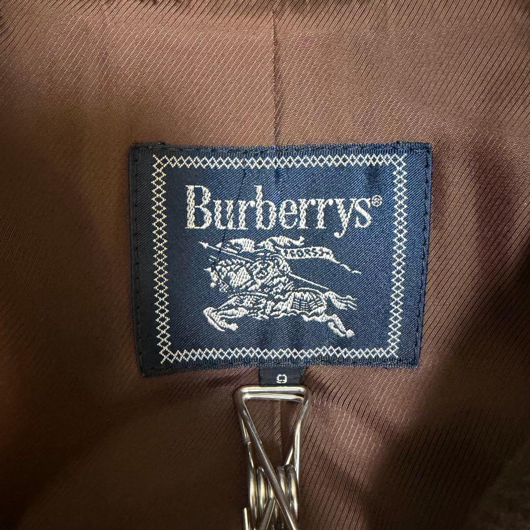 Burberry バーバリー　アンゴラ ロングコート　ヘリンボーン　M