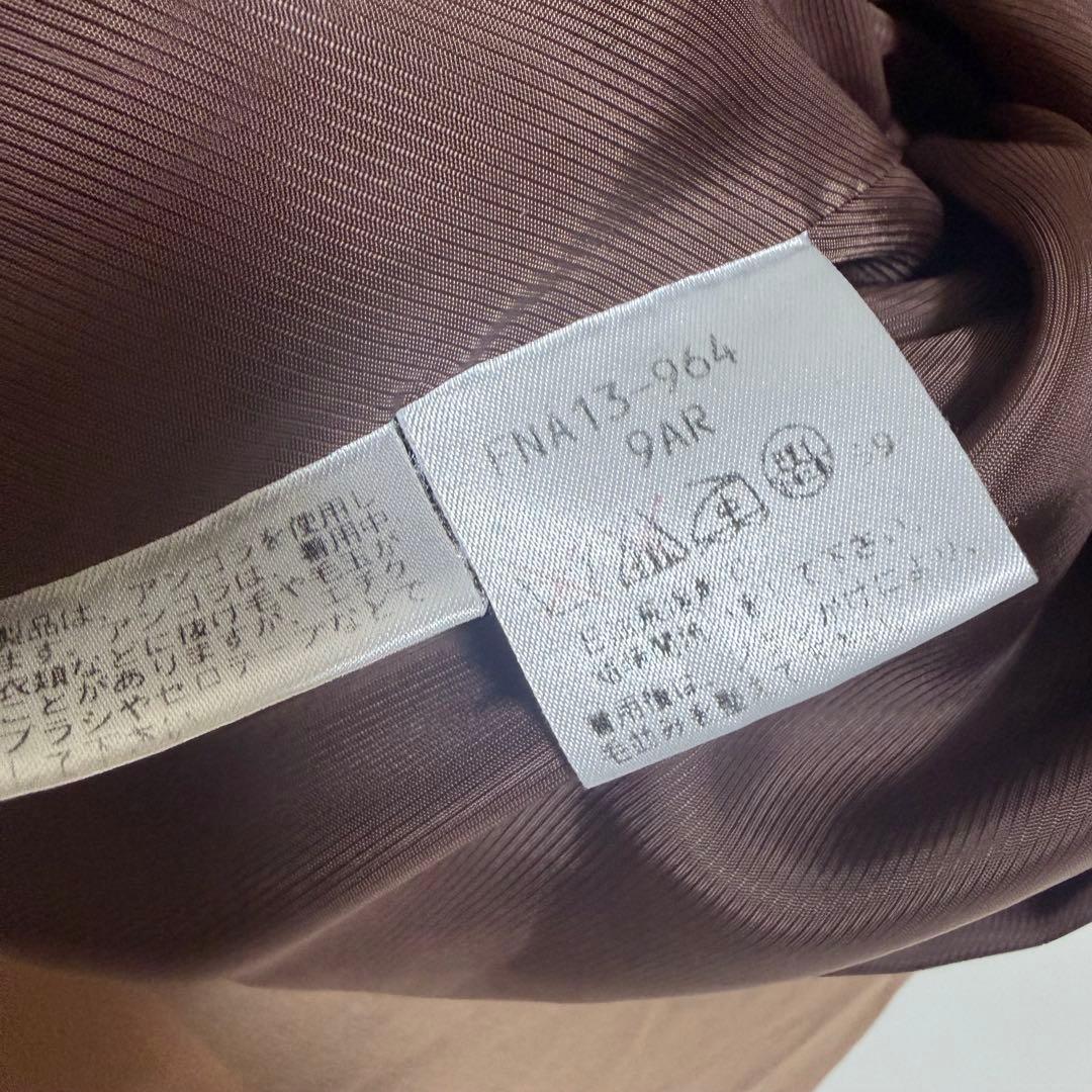 Burberry バーバリー　アンゴラ ロングコート　ヘリンボーン　M