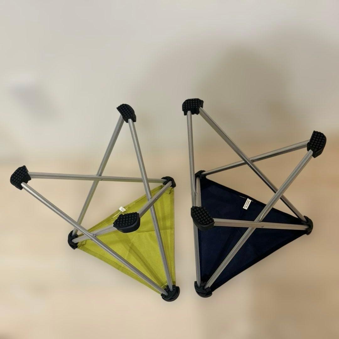 モンベル トレールチェア 2脚セット（イエロー／ネイビー）新品未使用