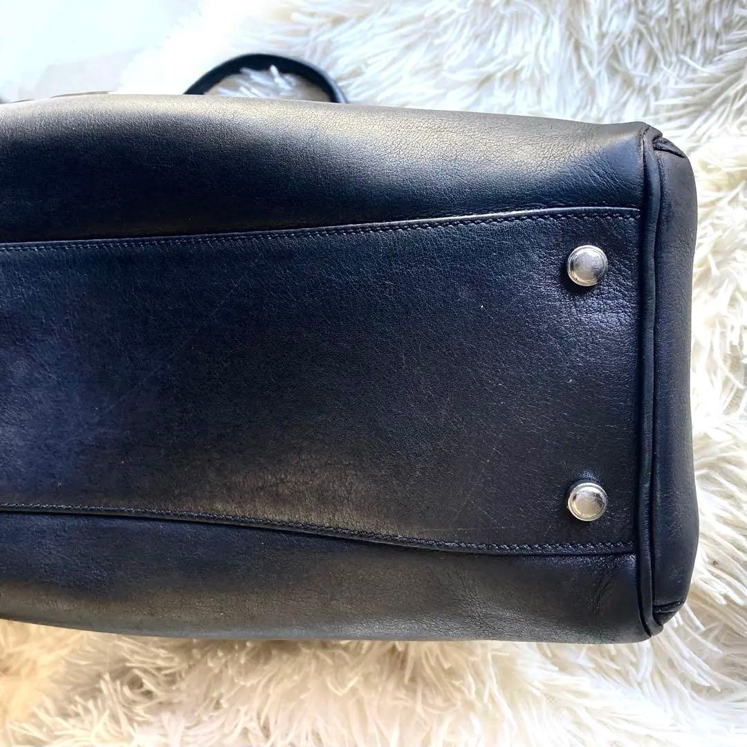 Cartier/カルティエ■マルチェロ レザー トートバッグ ハンドバッグ■黒