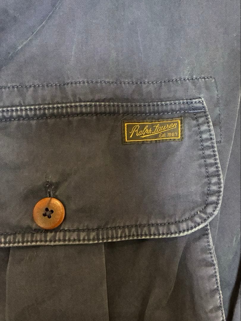 ラルフローレン　ハンティングジャケット　RRL ネイビー