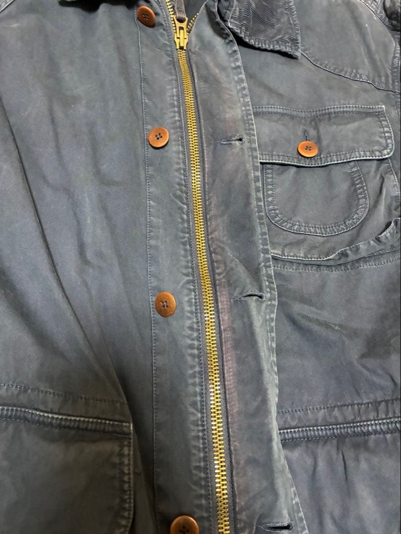 ラルフローレン　ハンティングジャケット　RRL ネイビー