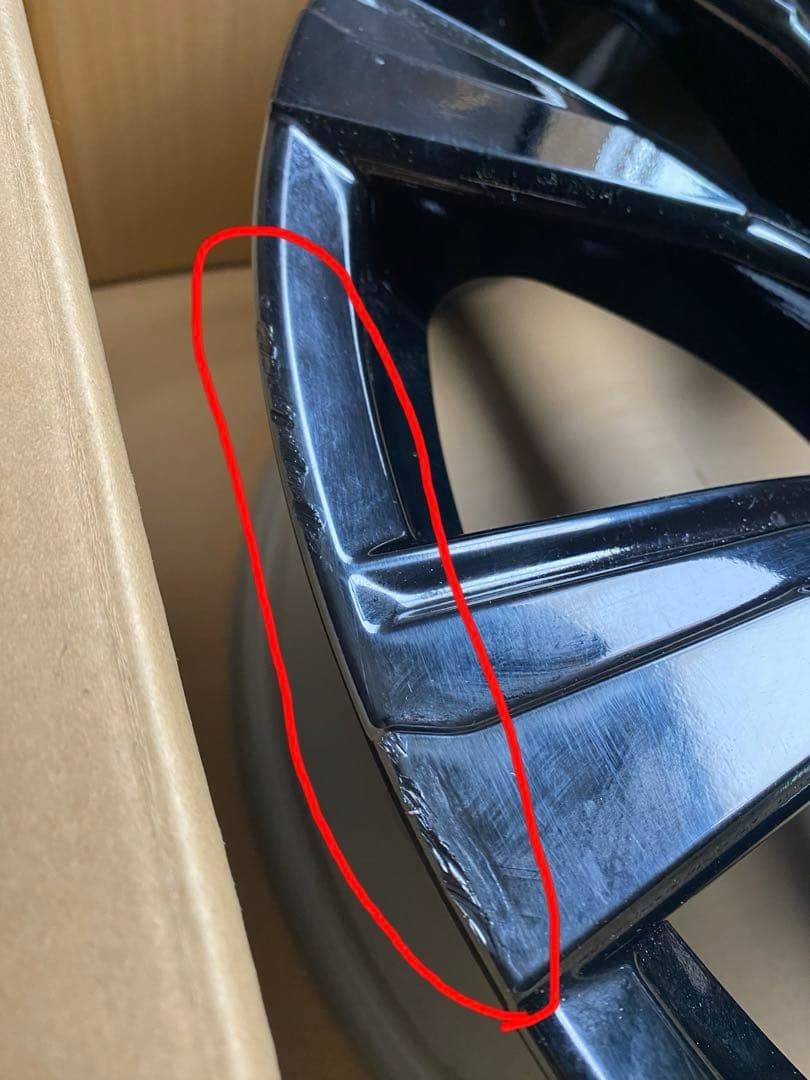 クラウンスポーツ純正ホイール21インチ　傷あり