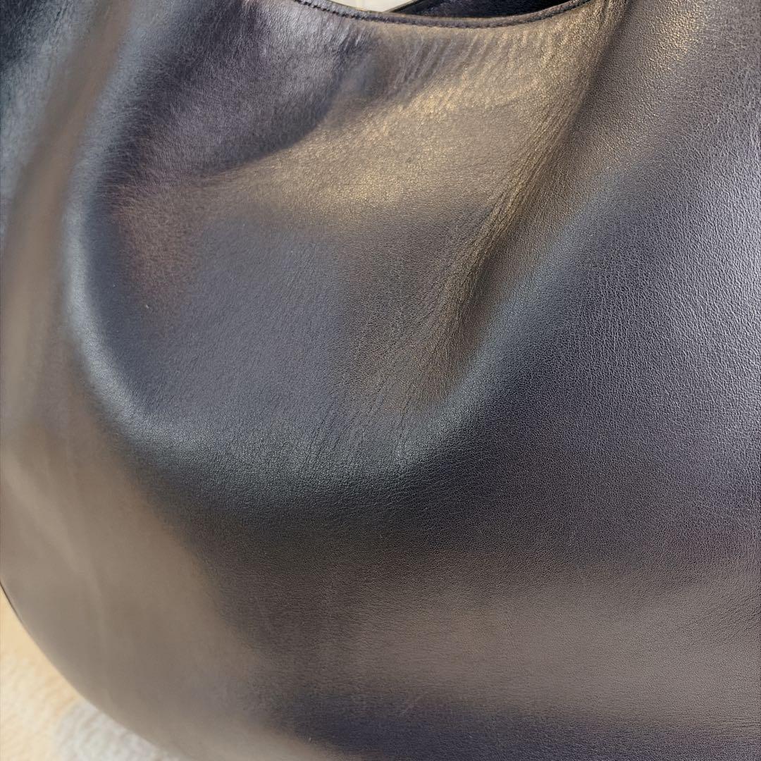 【美品】COACH コーチ ホーボー ショルダーバッグ ハンドバッグ ブラック