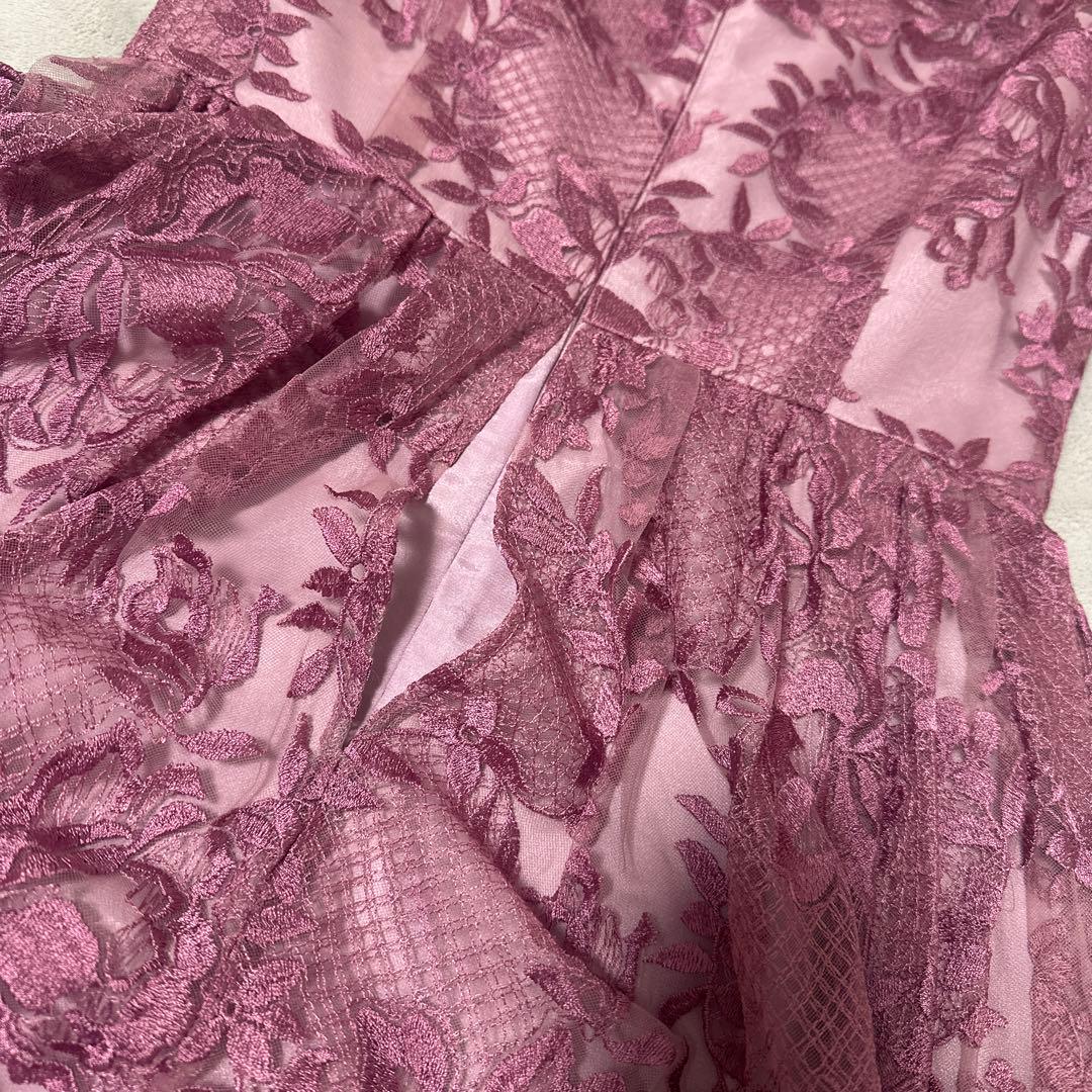 最終お値下げ！グレースコンチネンタル　トリミングレースワンピース